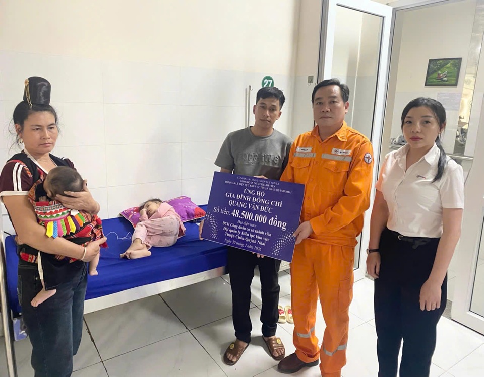 Những tấm lòng ấm áp của tình đồng nghiệp Điện lực Thuận Châu – Quỳnh Nhai 